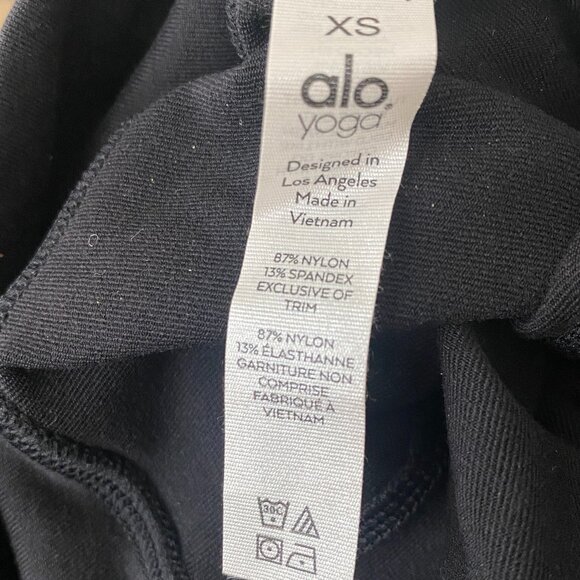 Alo Airbrush High Waist 7/8 Length Black Legging Size XS 🖤 - Picture 9 of 15